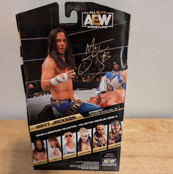 AEW Wrestling Action Figure Matt Jackson Brand New with tag from UKCA - Picture 2 of 2